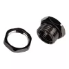 XSPC G1/4 Conector pasamuros para caja, Cromo negro