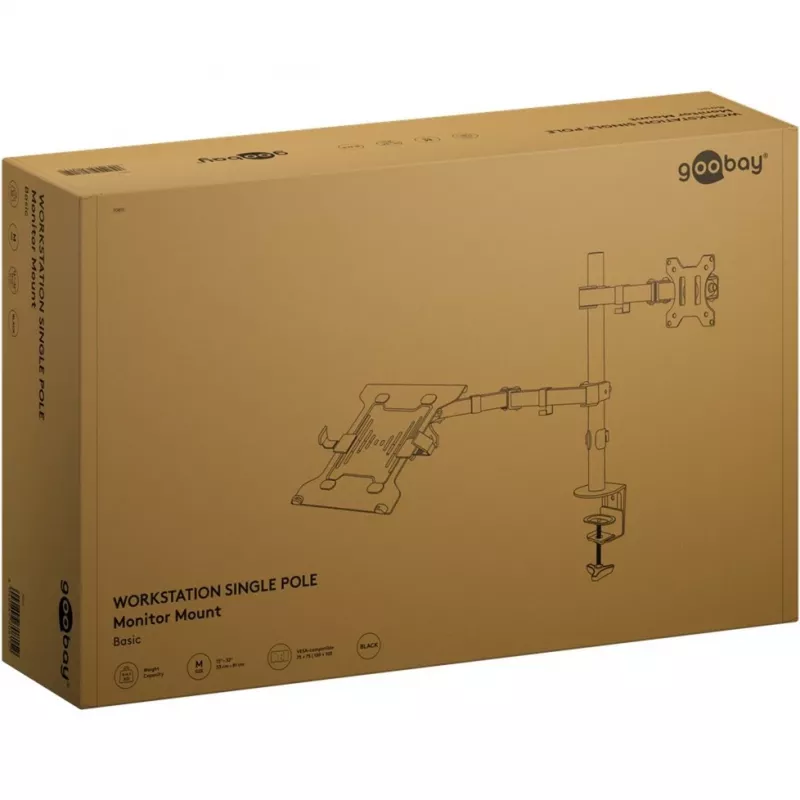 Soporte Goobay 70815 negro