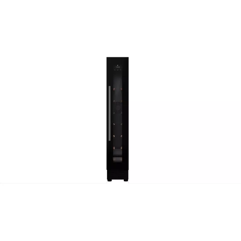 Enfriador de vino termoeléctrico Teka RVU 10008 GBK integrable negro 8 botellas