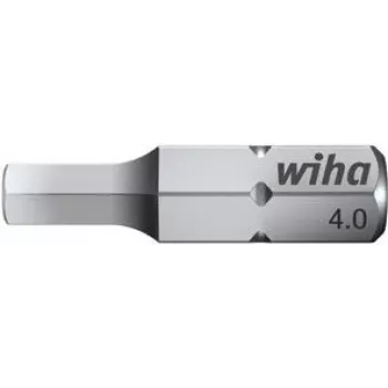 Punta de destornillador Wiha 7013 Z, acero, 3 mm, longitud 25 mm, 1 ud., vástago hexagonal de 1/4