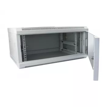Armario rack de pared ALLNET ALL-SMC6409GRAU — capacidad 9U, 50 kg, cerradura con llave, gris