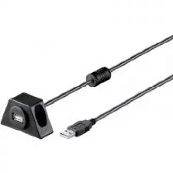 Cable USB Goobay USB2.0 0,6 m USB A Negro