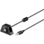 Cable USB Goobay USB2.0 0,6 m USB A Negro