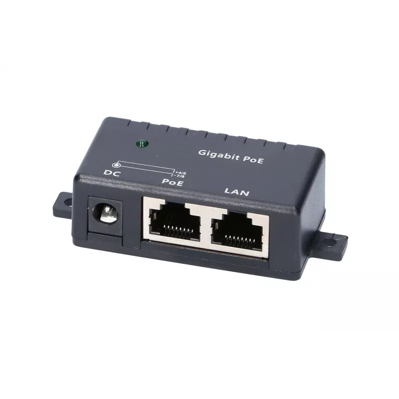 Inyector PoE Gigabit Extralink 1 puerto, 1x 1000Mb/s RJ45, Cube