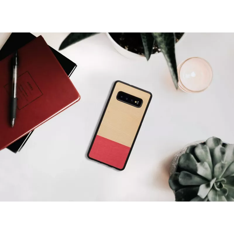 Funda para smartphone Man and Wood para Samsung Galaxy S10 Plus — Miss Match negro