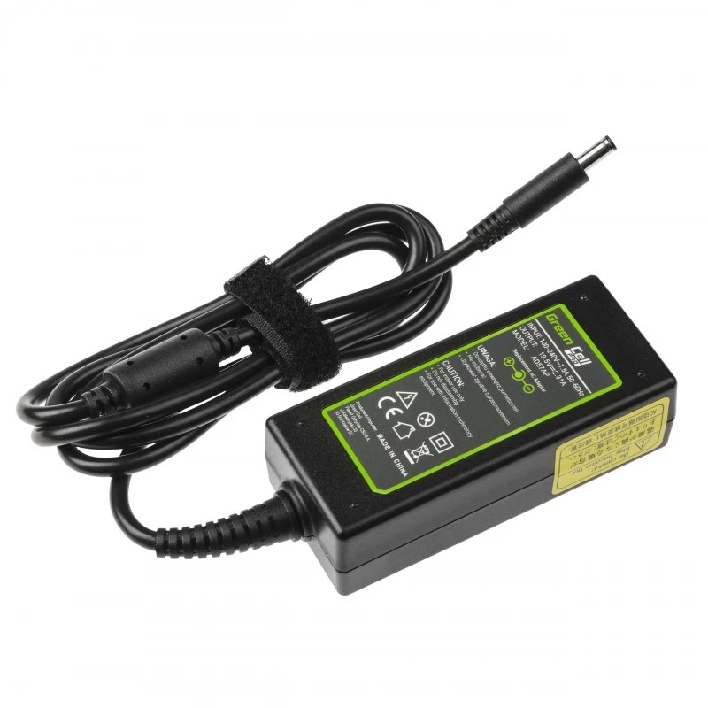 Fuente de alimentación Green Cell AD57AP 45W 19,5V 2,31A para portátiles Dell, interior, negro
