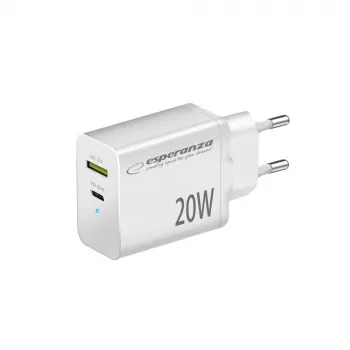 Cargador de pared Esperanza EZC105W 20W blanco