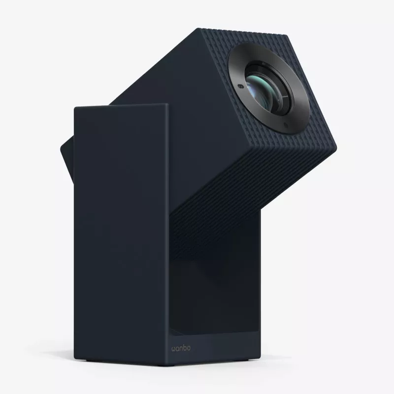 Proyector LCD portátil WANBO Cube 2 Pro – 500 lúmenes ANSI, 1080p (1920x1080), LED, autofoco, Android TV, zoom 1,2:1, 8 W, negro