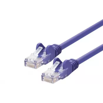 Cable de red LOGON PROFESSIONAL TCU55U003V violeta 0,3 m Cat5e U/UTP (UTP) (TCU55U003V)