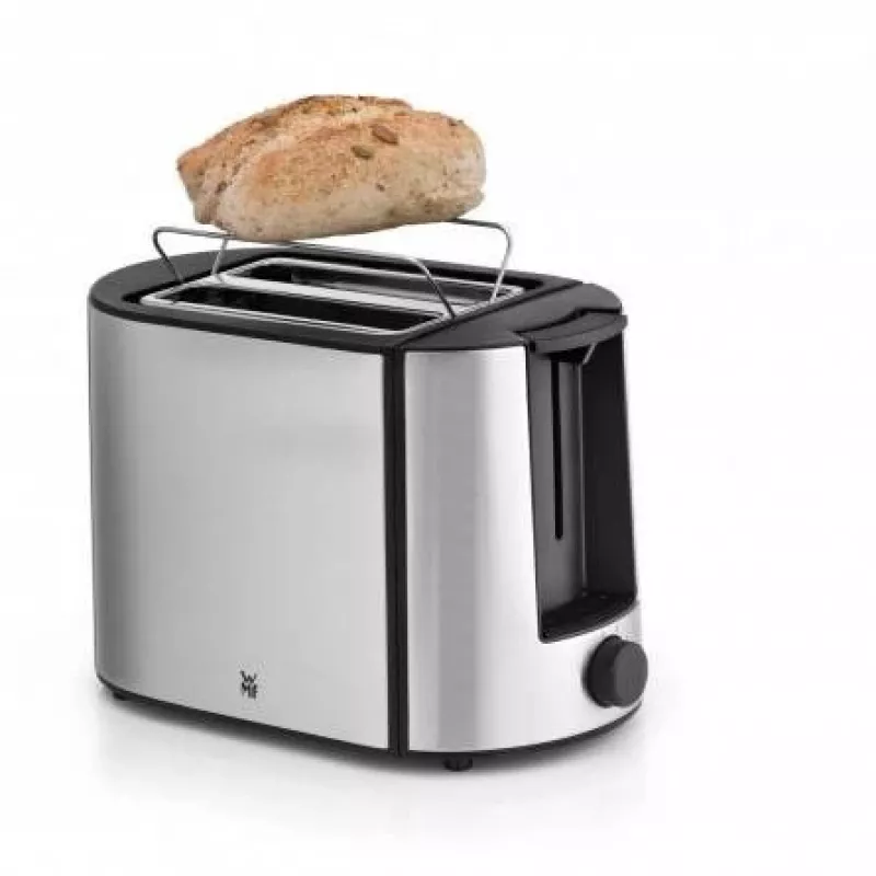 Tostadora WMF Bueno Pro 6 — 2 rebanadas, 870 W, plata/negra