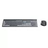 Conjunto de teclado y ratón inalámbrico multidispositivo HAMA WKM-750 — negro, conectividad inalámbrica