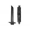 Mil-Tec German Combat Knife 2000 15362100 cuchillo, acero 440, negro