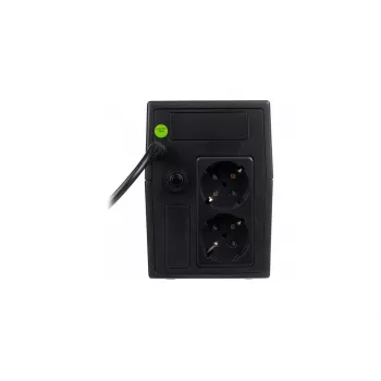 Sistema de alimentación ininterrumpida DIGITUS Line-Interactive DN-170064-B 800 VA (480 W), AVR, LCD, torre, 2 salidas AC, tipo F