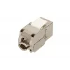 Keystone Extralink CAT6A STP RJ45 inserto keystone metálico en ángulo, puerto único