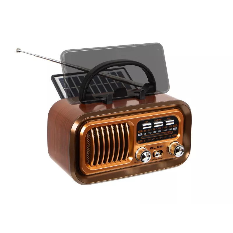 Radio analógica AM/FM portátil RA16 Solar
