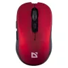 Ratón inalámbrico RF silencioso DEFENDER Gassa MM-105 — Ambidiestro, 1600 DPI, 2,4 GHz, receptor nano USB