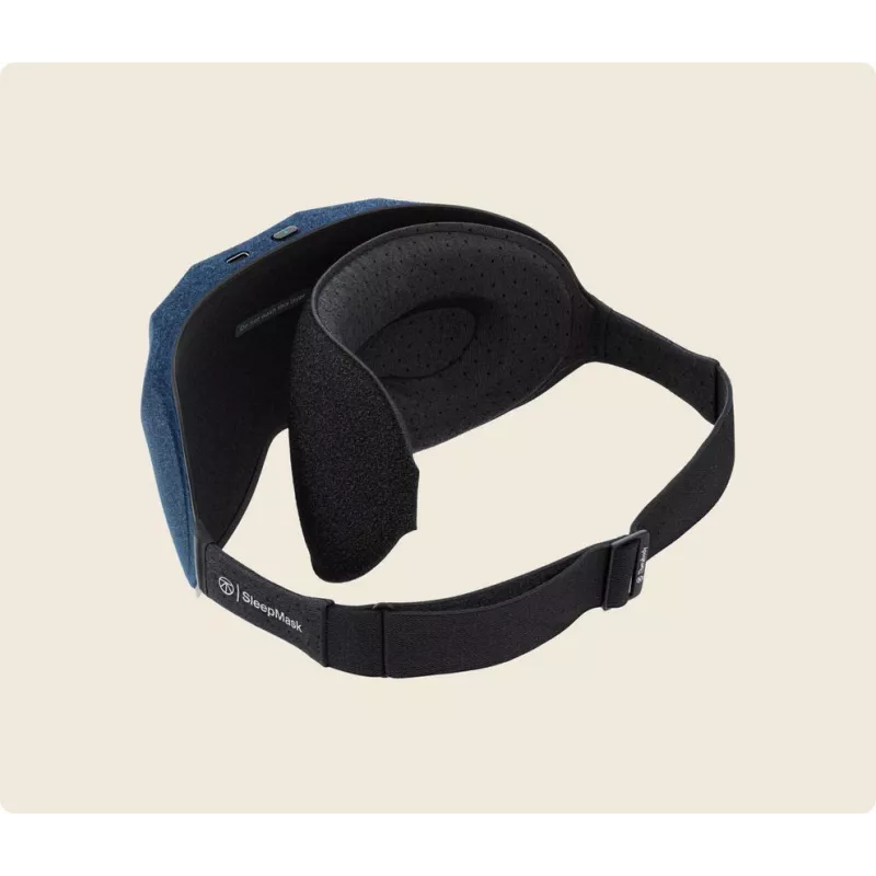 Therabody SleepMask masajeador facial negro, azul