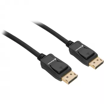 Cable DisplayPort Sharkoon 1.4 8K, 1 m, negro