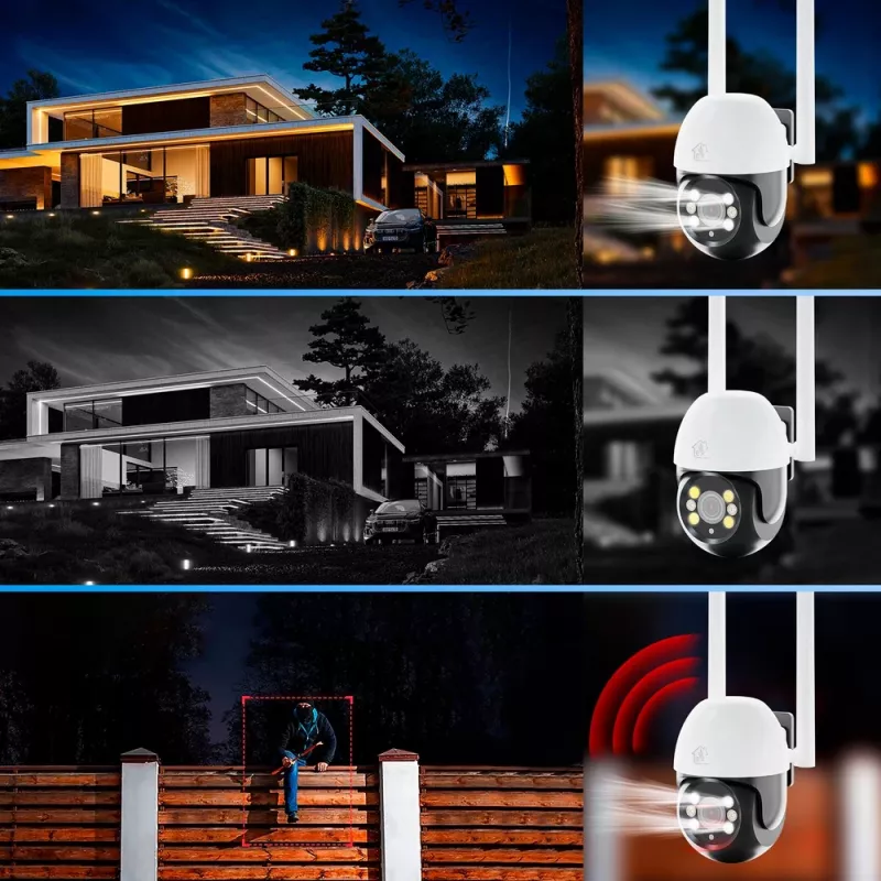 Cámara de vigilancia exterior Extralink Perun EOC-268 | Cámara IP | 1296p, PTZ
