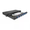 Caja de empalme de fibra óptica DeLOCK 66997 negra metal 482x220 mm