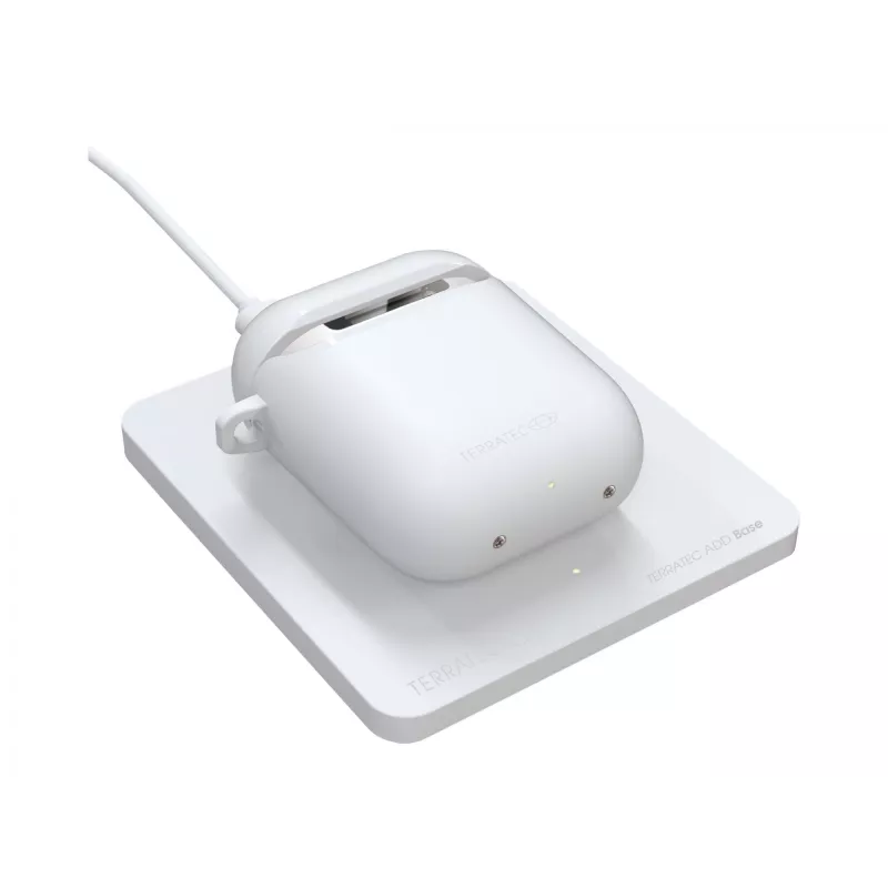 Terratec ADD Base Base de carga inalámbrica para AirPods, 5 W, blanco
