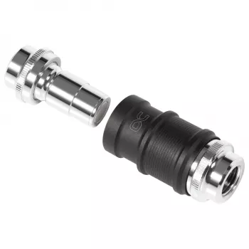 Adaptador para bloque de agua Aquatuning GmbH 13857 latón níquel plástico negro cromo