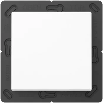 JUNG ENO A 590 WW, emisor de pared mecánico de 2 canales, blanco, termoplástico