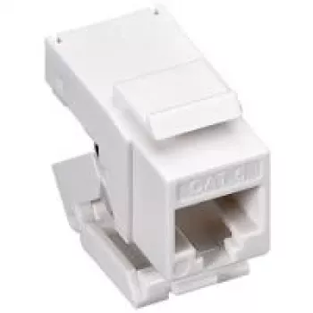 Wentronic Goobay Conector hembra RJ45 Keystone CAT 6, UTP no apantallado, 250 MHz – Conexión: SNAP-IN sin herramientas (95742)