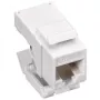 Wentronic Goobay Conector hembra RJ45 Keystone CAT 6, UTP no apantallado, 250 MHz – Conexión: SNAP-IN sin herramientas (95742)