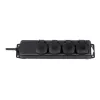 Base de enchufe de alargador Brennenstuhl IP44 4 tomas negro 2,0 m H07RN-F 3G1,5 - Alargador - AC 230 V - Tomas de salida: 4 - 2 m (1159960)