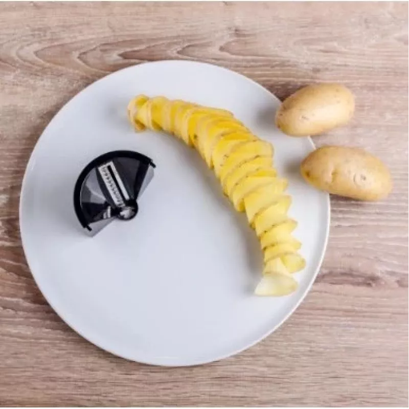 Cortador eléctrico de espiral Rommelsbacher EGS 80 Gnudel – cortador de espiral de verduras