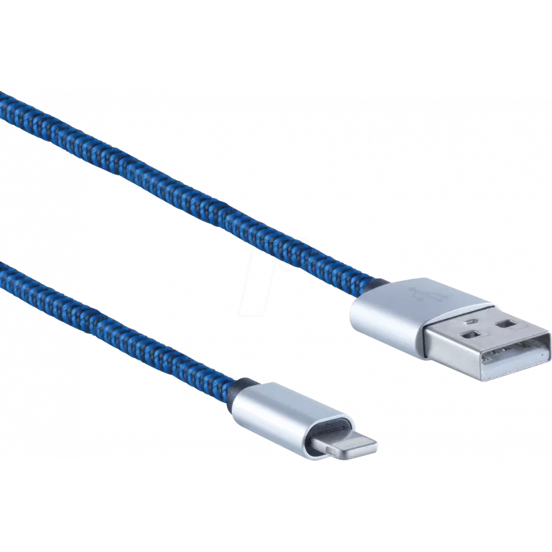 Cable Lightning ShiverPeaks BS14-50022 2 m azul