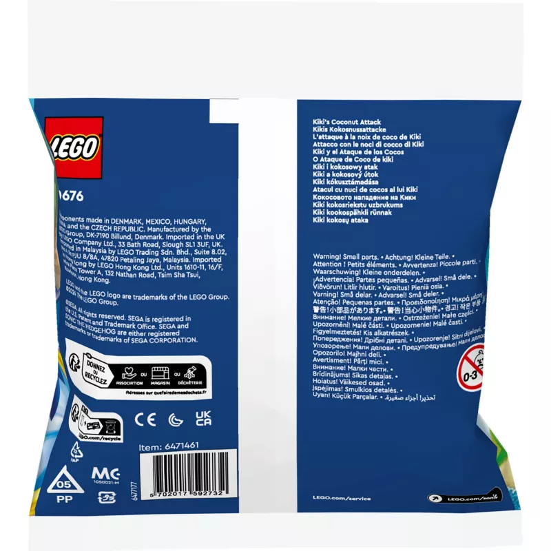 LEGO SONIC THE HEDGEHOG 30676 Ataque de coco de Kiki