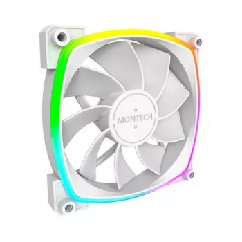 Montech RX120 PWM ventilador para caja de ordenador 12 cm blanco 3 uds.