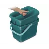 Cubo Leifheit Combi Box 1052001 con prensa integrada y asa ergonómica