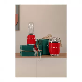 Exprimidor eléctrico de cítricos Smeg CJF11RDEU 70 W Rojo Acero inoxidable