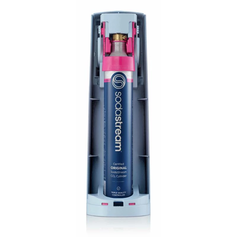 SodaStream Máquina de soda Terra azul claro QC con CO2 y botella PET de 1L