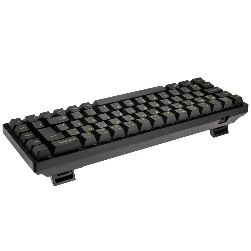 Teclado gaming inalámbrico AKKO 3068B Plus Negro&Dorado, mecánico, RGB - V3 Cream Amarillo, ISO (DE), negro