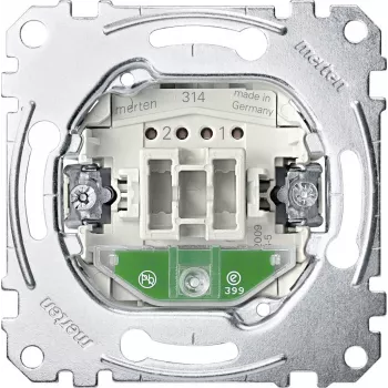 Mecanismo de interruptor de dos vías Merten QuickFlex UP 1f Ko Kontroll (MEG3606-0000)