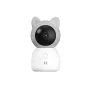 XENON X7201 Cámara inteligente para bebés sin monitor, Wi-Fi, 3 MP, visión nocturna, USB Type-C, SD, Blanca