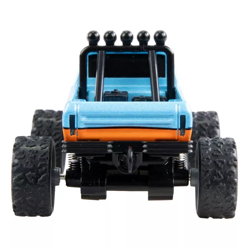 Monster Truck radiocontrolado Amewi DieCast 1:64 RTR, azul/naranja
