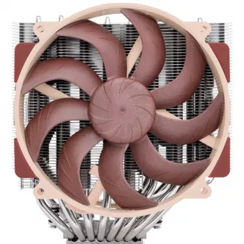 Disipador de aire Noctua NH-D15 G2 HBC, doble ventilador de 140 mm, 1250–1500 RPM, 155.6 m³/h, 12 V, cobre, 152×150×168 mm