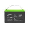 Batería de gel QOLTEC 53080 12V 100Ah — batería recargable sellada para suministro de emergencia