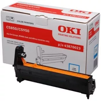 Tambor de imagen cian original OKI C5850/5950