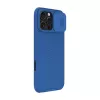 Funda protectora Nillkin CamShield Pro para iPhone 16 Pro Max, azul, tapa deslizante para cámara