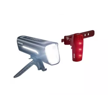 Luz para bicicleta Ledvance BIKE RACE luz blanca/roja — iluminación LED delantera y trasera para bicicleta