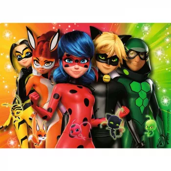 Puzle infantil Ravensburger – Ladybug en mission, 100 piezas