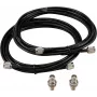Cable de antena coaxial Omnitronic TNC-Set 5 m, conector macho TNC – conector macho TNC, longitud 5 m