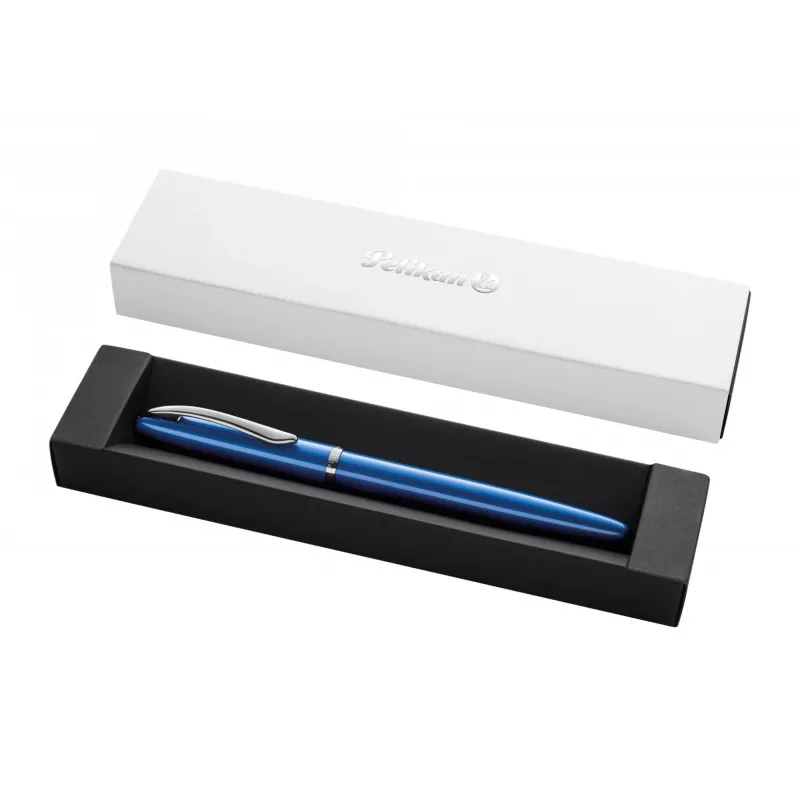 Pluma estilográfica Pelikan Jazz Noble Elegance P36 Sistema de cartuchos Azul Plata