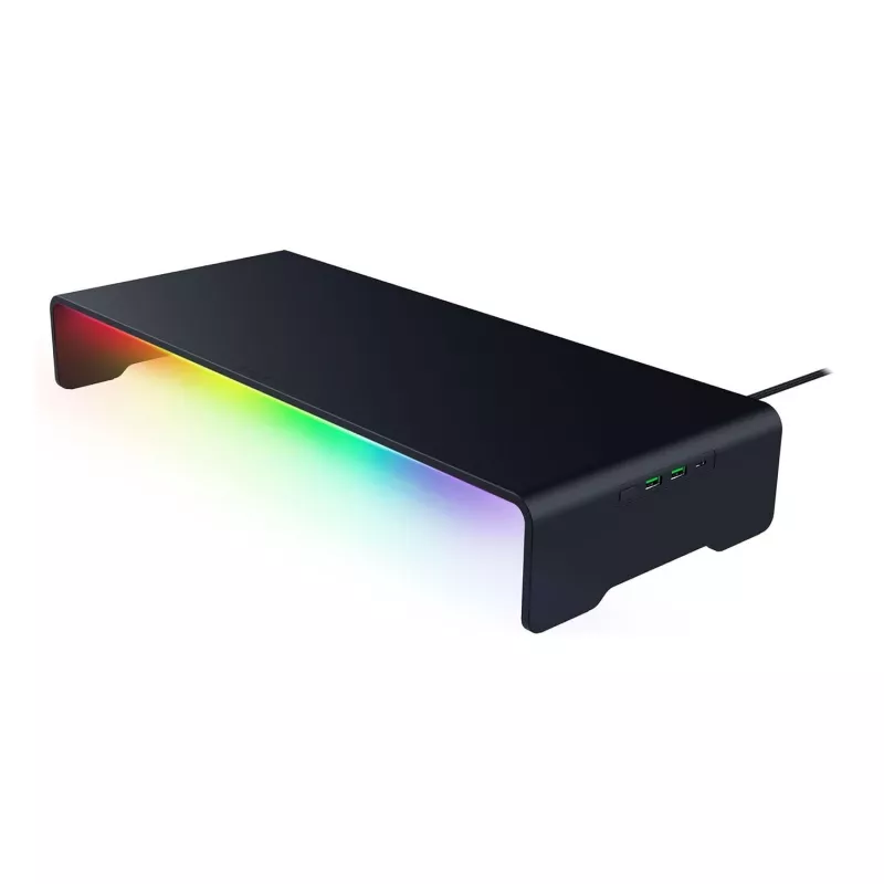 Razer Monitor Stand Chroma RC21-02320100-R3M1 soporte para monitor con dock USB-C integrado, HDMI, iluminación Razer Chroma